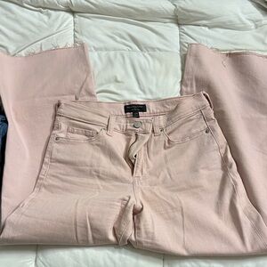 Banana republic light pink wide leg crop size 27/4 jeans